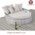 Стальной Открытый Wicker Lounger с 5 подушками (1414)